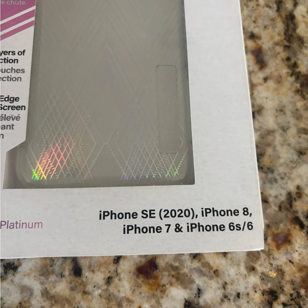 NWT Incipio Silver Protective Case with 10ft Drop Protection